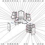Схема сборки Трюмо с подсветкой Нелли-5 BMS